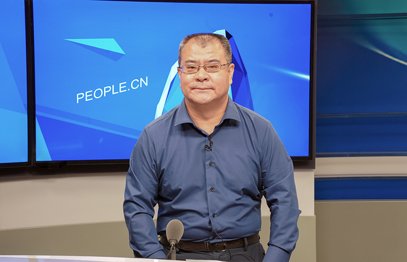 中國(guó)東方演藝集團(tuán)黨委書(shū)記、董事長(zhǎng)景小勇接受人民網(wǎng)專(zhuān)訪。