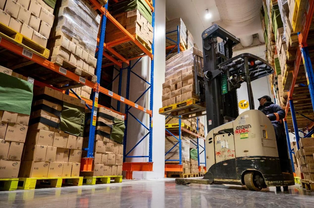 萬緯冷鏈南寧園區(qū)。 人民網(wǎng) 嚴立政攝